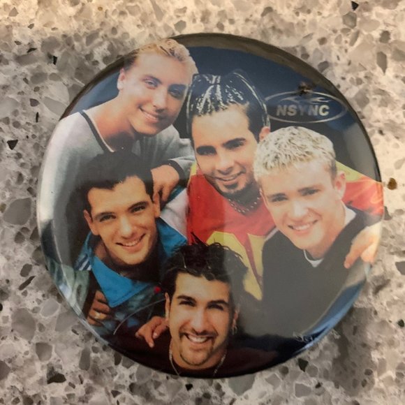 Blast from the Past: *NSYNC Vintage Pins (set of 5) Bringing the '90s Back! - Picture 7 of 9